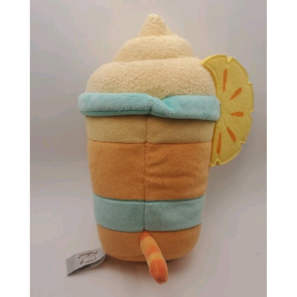 GUND Pusheen Fruits Pineapple Float Plush 9.5" Tall Soft Clean Cute Cat - Picture 2 of 6